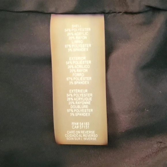 🛍Karl Lagerfeld Paris Black White‎ Tweed Back Zip Pencil Skirt Womens Size 8 - Picture 5 of 9